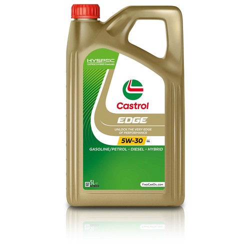 5 LITRES CASTROL EDGE FLUID TITANIUM 5W-30 LL HUILE DE MOTEUR ACEA C3 - Photo 2/6