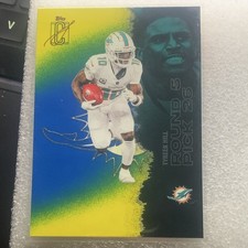 Topps Tyreek Hill Miami Dolphins Rookie #25 NFL Football Sports Trading Card. rookie card picture