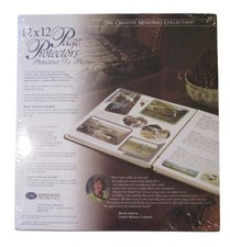 NEW Creative Memories 12x12 Page Protectors 16 Sheets Old Style 2001