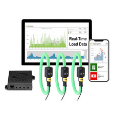 3-Phase Commercial Industrial Energy Meter - Real-Time Kwh/W/A/V/Pf/ /True Pow