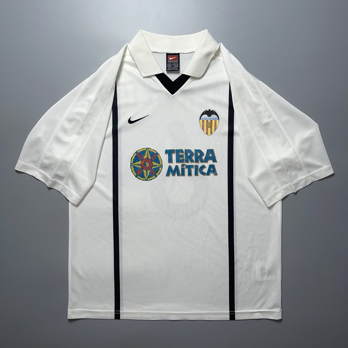 バレンシア　ナイキ　ユニフォーム　Valencia 00-01 VALENCIA NIKE 2000/2001 FOOTBALL SOCCER HOME JERSEY #6 GAIZKA