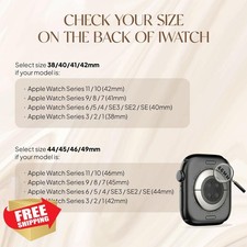 Slim Magnetic Nylon Band Apple Watch 38-49mm Elastic Sport Strap