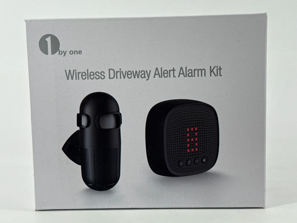 1byone Wireless Driveway Alarm Kit 1000ft Motion Sensor Outdoor Alert 8-SP07NA07 - Image 3 of 4