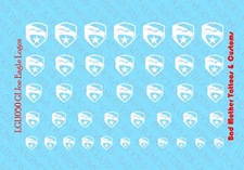 GI Joe White Eagle Logo Waterslide Decals for 1/12 and 1/18 scale figures