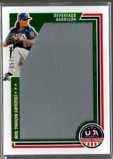2022 USA Baseball Stars and Stripes #11 Devereaux Harrison Jersey /150 