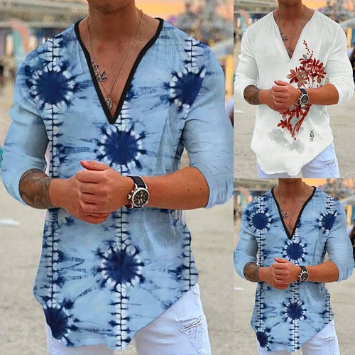 Men's 3D Print T-Shirt - Casual Striped Polyester Tee for Summer main image 0