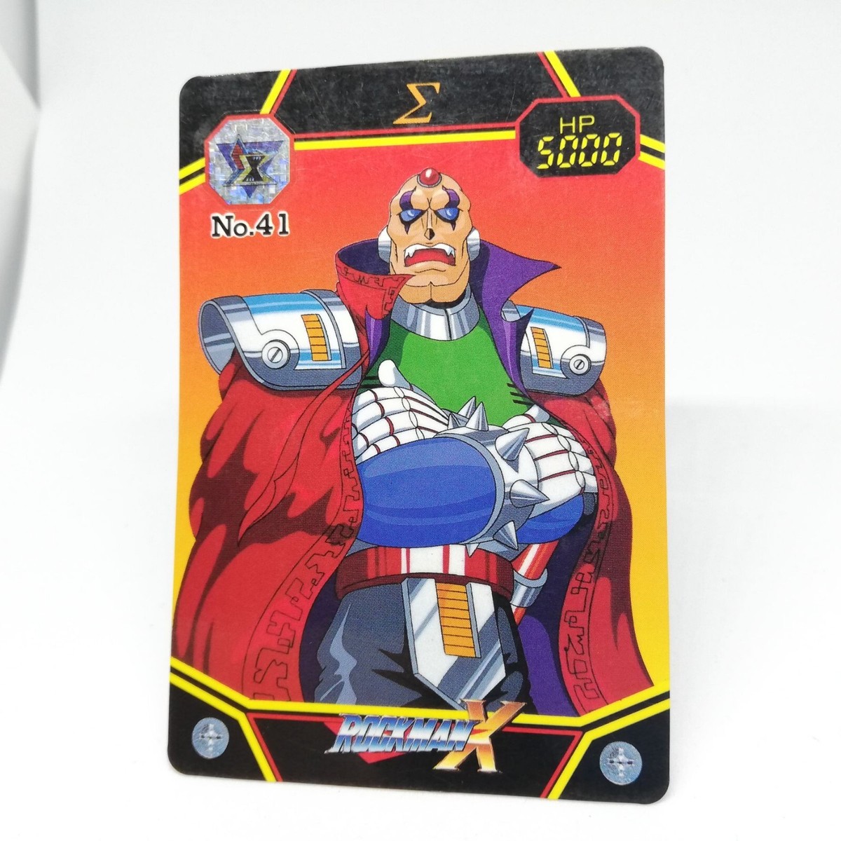 ロックマンX カード　シグマ 41 Σ SIGMA Rockman X MEGAMAN X Ⅿega (Rock) man X CAPCOM