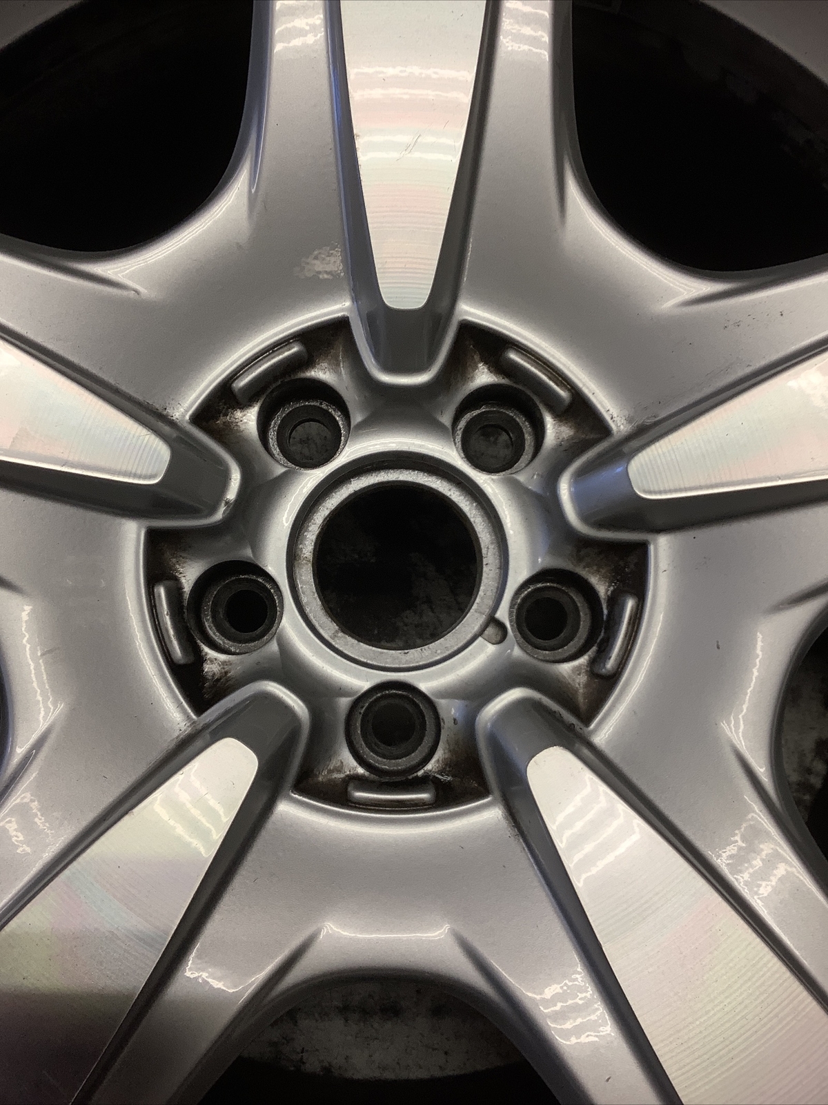 Bentley Continental 2004-08 98175 aluminum OEM wheel rim 19 x 9 CNC SILVER USED
