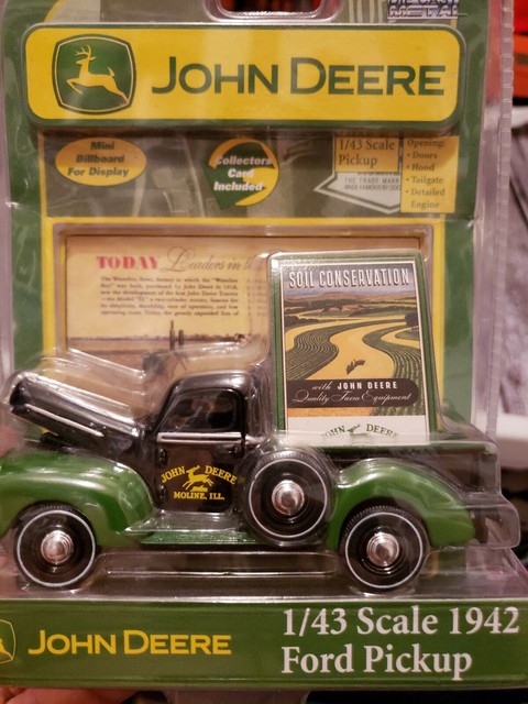 Gearbox Toys John Deere 1 43 Scale 1942 Ford Pickup Truck