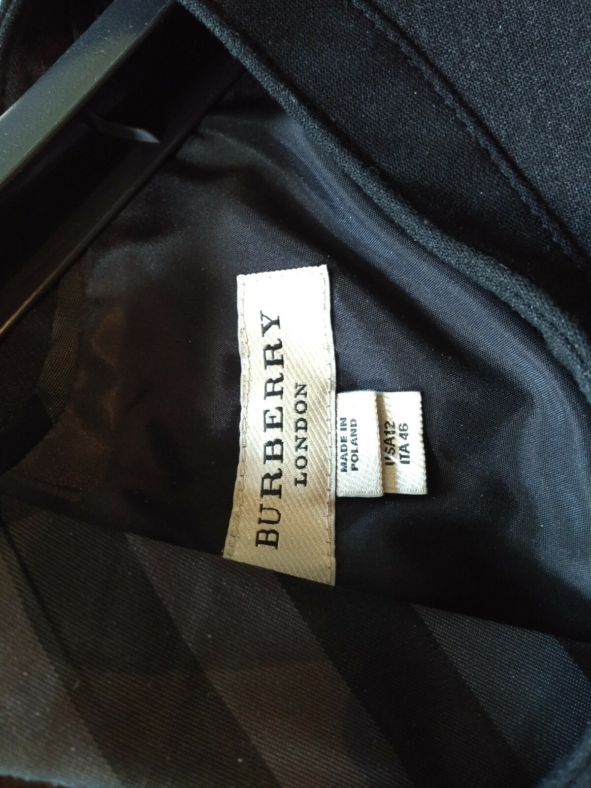 BURBERRY LONDON- Ladies extremely chic, dark grey sheath dress, zip closure, LGE image 5