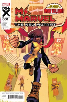 MS MARVEL NEW MUTANT #1 - Fall of X - Marvel Comics, Iman Vellani