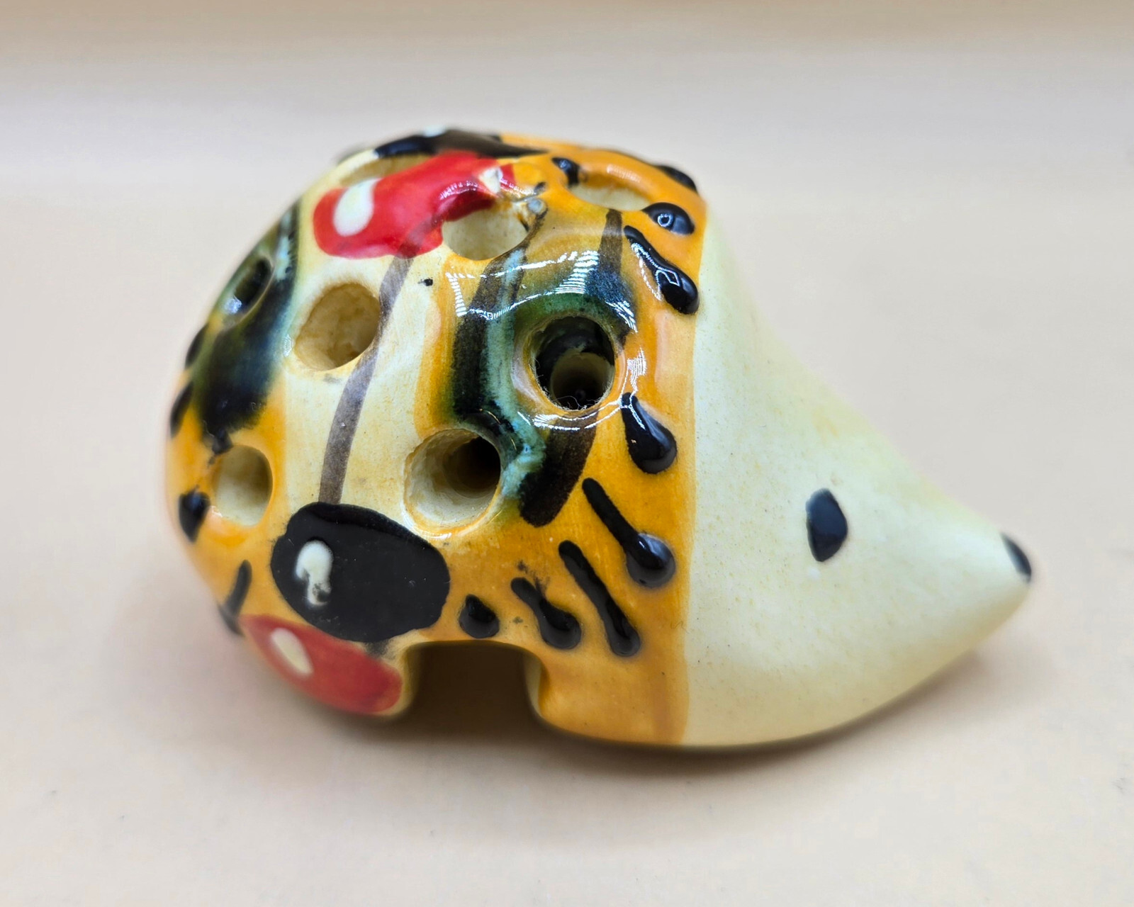 3pc Eleboraclon Artesanal Garlic Grater Zester Handmade & Painted Spain, EUC