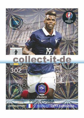 Panini Road to Euro 2016 - Paul Pogba - Limited Edition