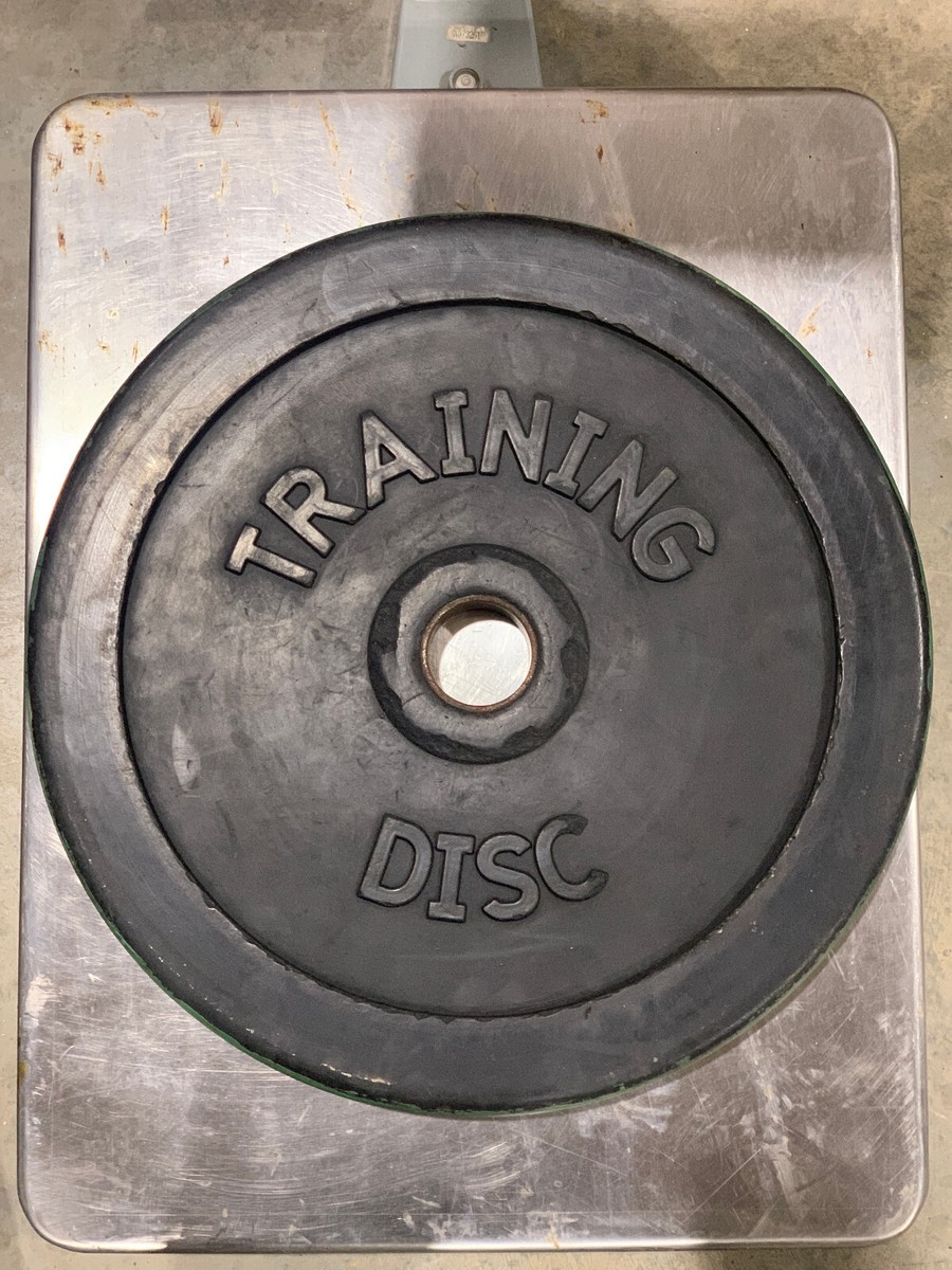 Vintage ELEIKO 10 kg training rubber bumper disc plate