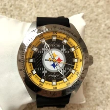 Invicta Watch NFL Pittsburgh Steelers Mens 45mm Black 47858