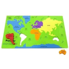 Mapology Continents - Educational Toy and Learning Aid for Boys and Girls