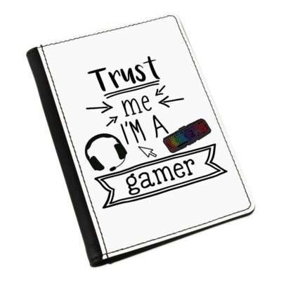 Gift Base Gamer Passporthüllen Cover Fall Clown Witz Scherz Schwarz 1