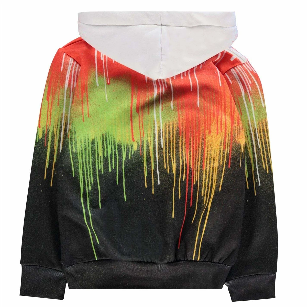 Hype Rainbow Drips Pullover Hoodie Boys OTH Hoody Hooded Top Jumper Kangaroo