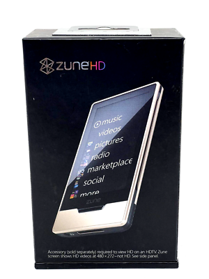 Microsoft Zune HD Platinum (32 GB) Digital Media Player for sale