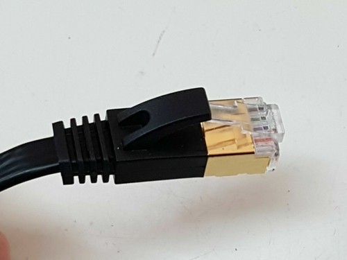 New SSTP CAT7 FLAT 2M 32AWG UTP Networks LAN Direct Ethernet Cable 10Gbps - Afbeelding 4 van 5