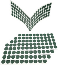 500PCS 18650 Lithium Battery Insulator Ring Self Adhesive Hollow Paper Pad