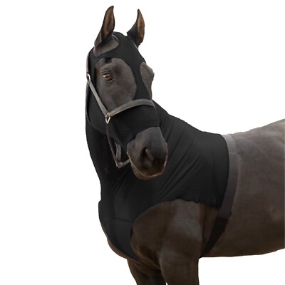 Premium Horse Hood Pullon with Face - Horse Sleazy Slickers and Horse Care Sheet