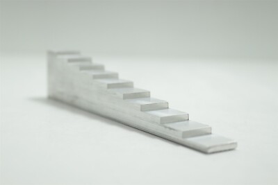 X-Ray Phantom 10 Step 3mm Aluminium Wedge Test Pattern QC DR CR Calibration