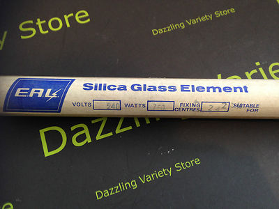 ERL Silica Glas Heizelement 750W 240V S83 24-25 3/4''