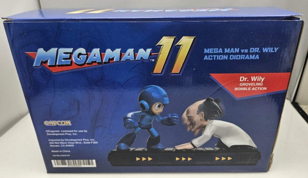 Exclusive Megaman 11 GameStop Diorama - Mega Man vs Dr. Wily Statue