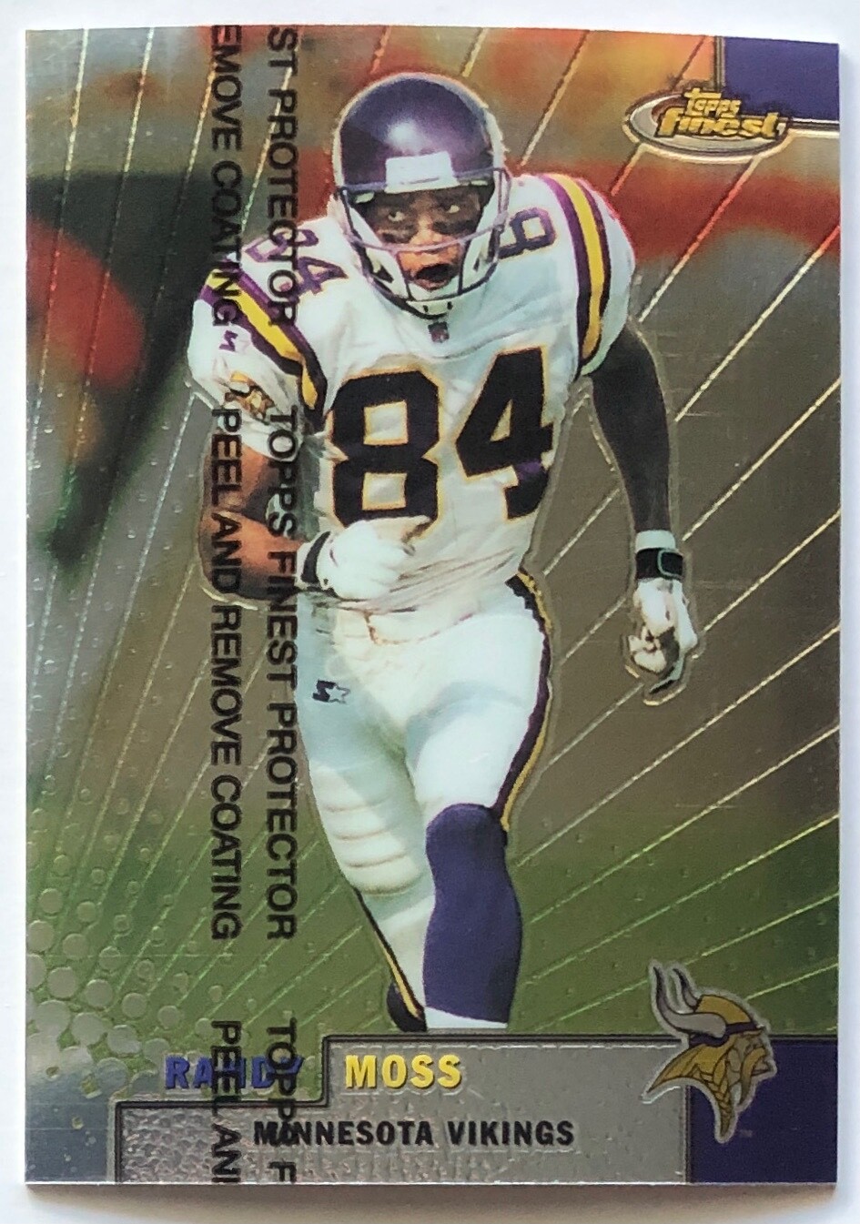 RANDY MOSS 1999 Topps Finest #50 w/coating  MINNESOTA VIKINGS  *Free Shipping*