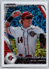 Mike Jarvis 2021 Panini Prizm Draft Picks White Donut Circles /50 PDP163 SDSU