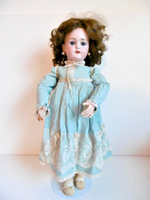 Poupée Ancienne 60 Cm Tête Simon & Halbig 1079 Sur Corps Jumeau, Tampon Bleu