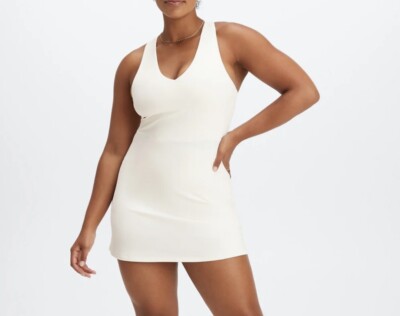 Fabletics Womens Dress On The Go Built In Bra Color Egret Size XL 12-14 | eBay Fabletics Womens Dress On The Go Built In Bra Color Egret Size XL 12-14 | eBay