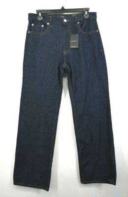 Club Monaco Denim Men Straight Leg Stretch Comfort Fit 5-Pocket Denim Jeans 28