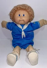 Cabbage Patch Kids Sailor Boy HM6 Factory OK Tan Hair and Blue Eyes 1985