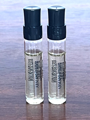 2x NEW ARMANI PRIVE OUD ROYAL Unisex EDP Dabber Vial Sample 0.06oz / 2ml Each