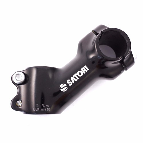 Stelo Bici MTB Satori Angolo 40 25.4 X 80mm &ndash; Lega Alluminio Argento