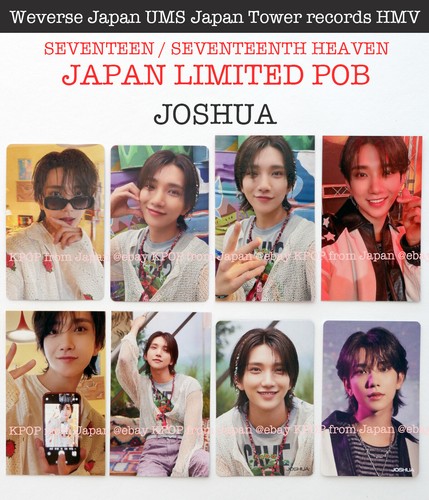 JOSHUA SEVENTEEN SEVENTEENTH HEAVEN JAPAN POB Photocard CARAT weverse UMS HMV - 第 18/18 張圖片