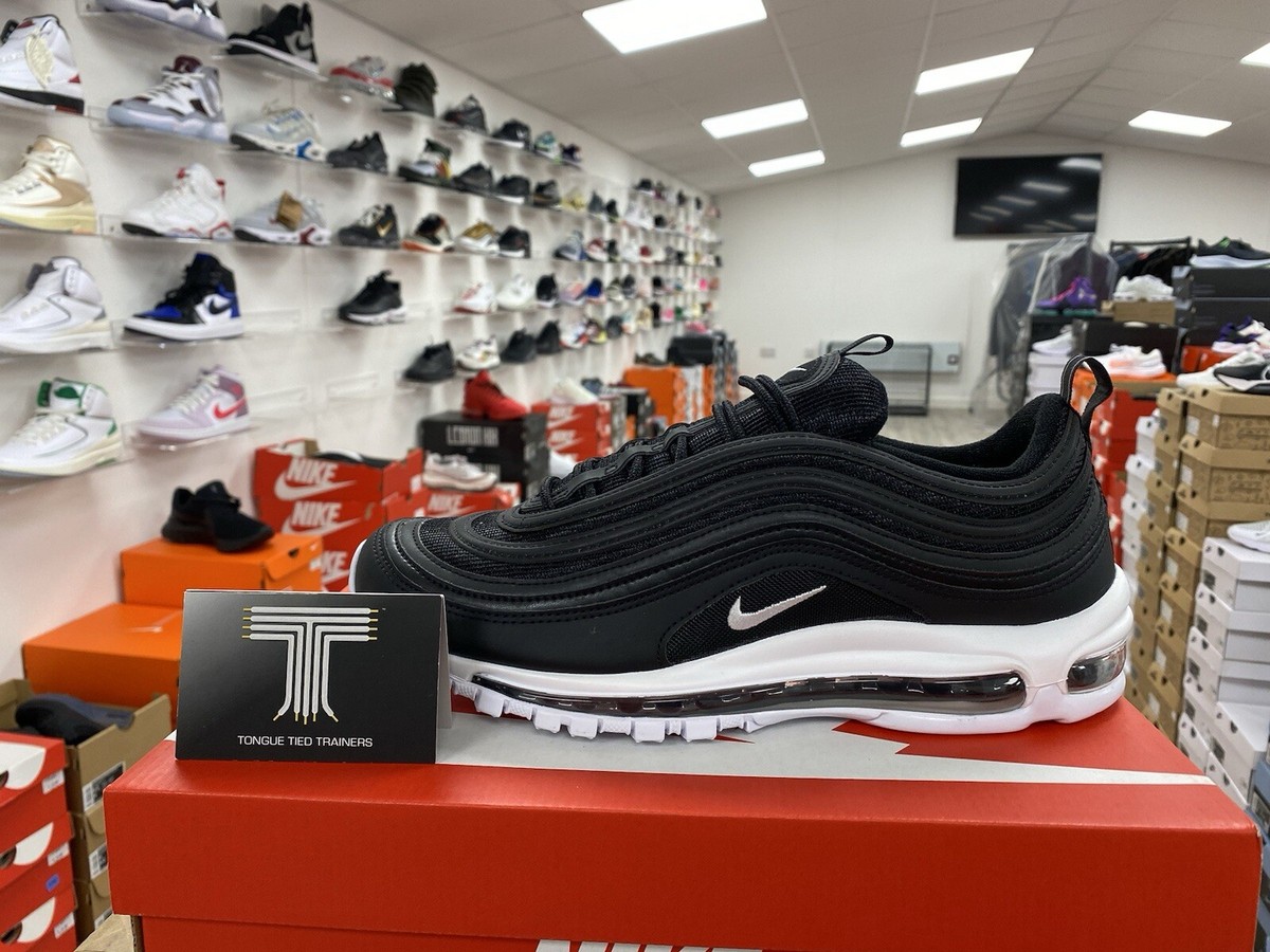 black and white nike air max 97 mens