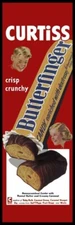 Curtis Butterfinger Candy Bar NEW Metal Sign: Ships Free - 6 x 18"