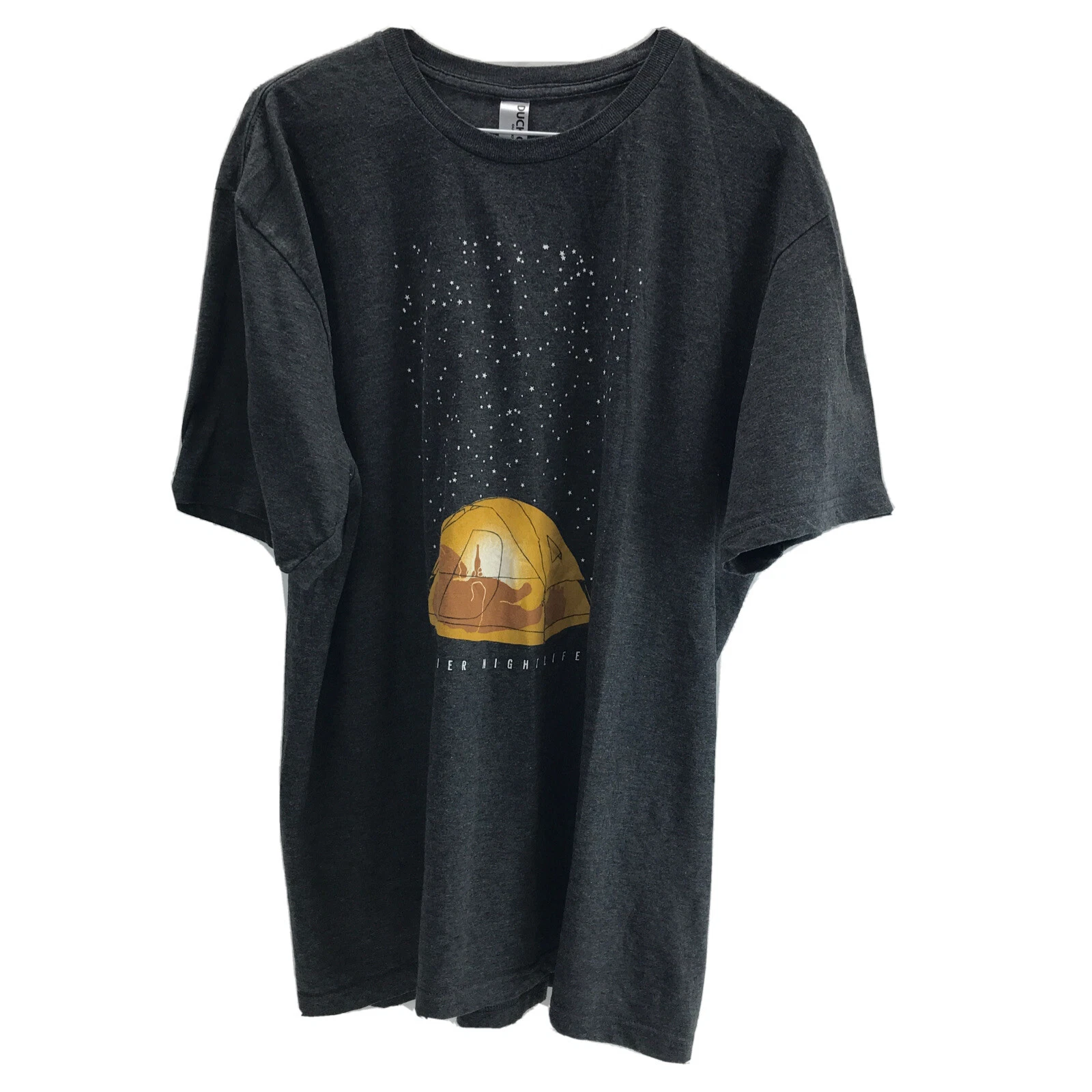 Glacier Nightlife Shirt Men's Extra Large Bear Camping Stars Graphic Duck Co.
Opens in a new window 