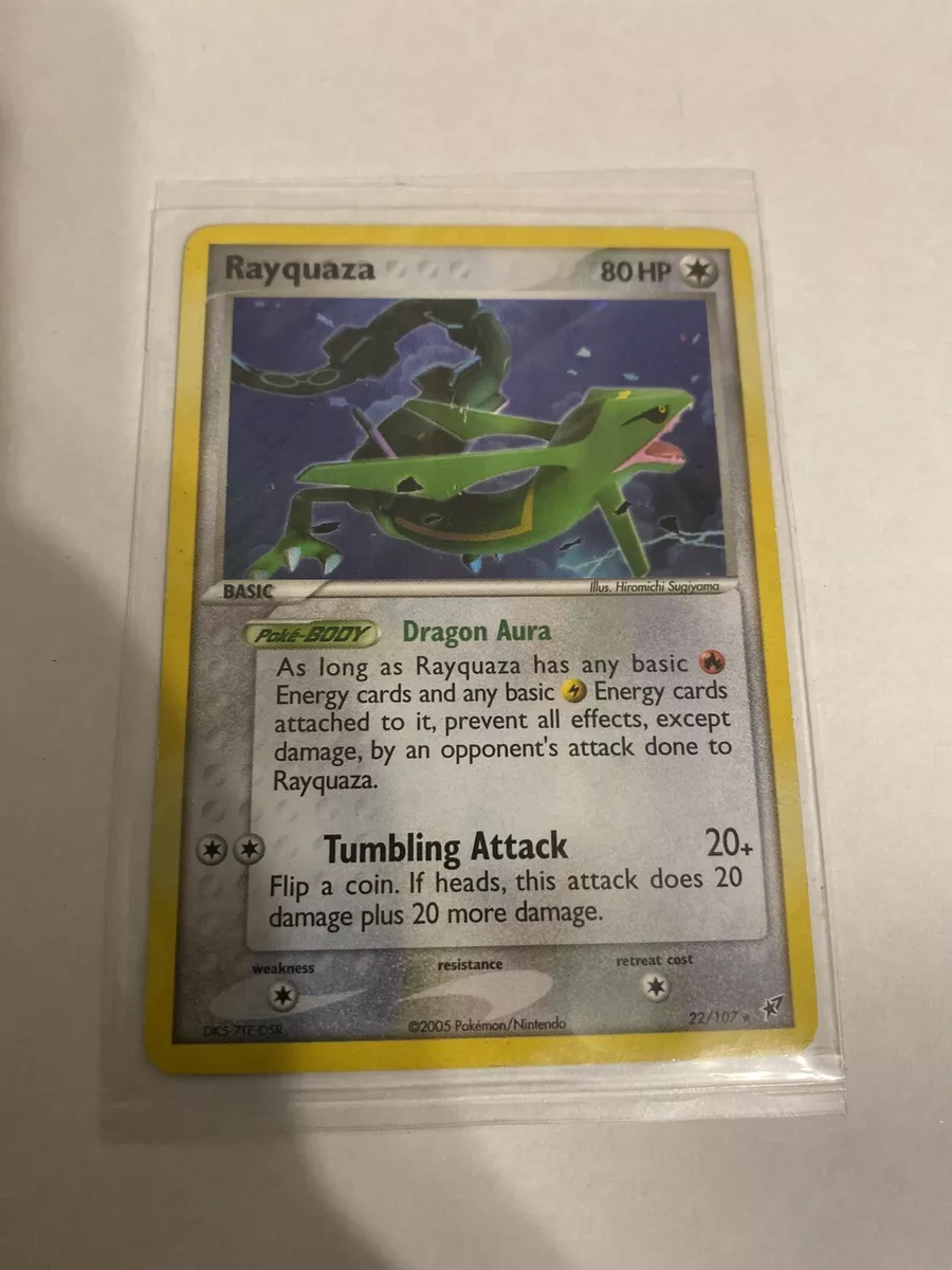 Shining Rayquaza ☆ - 107/107 - Shiny Rare Holo - Pokemon Singles » EX  Deoxys - Collector's Cache LLC