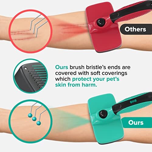 ruff n ruffus self cleaning slicker brush