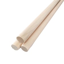 Pręt okrągły lite drewno gładki klon Ø 20 mm długość 1500 mm (3 sztuki)