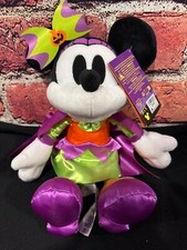 Disney Parks 15" Plush 2024 Halloween Minnie Mouse Witch Costume NWT n1
