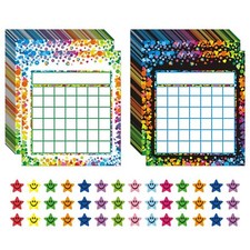 80 Pack Incentive Reward Chart Behavior and Chore Charts with 2400 Star Stickers