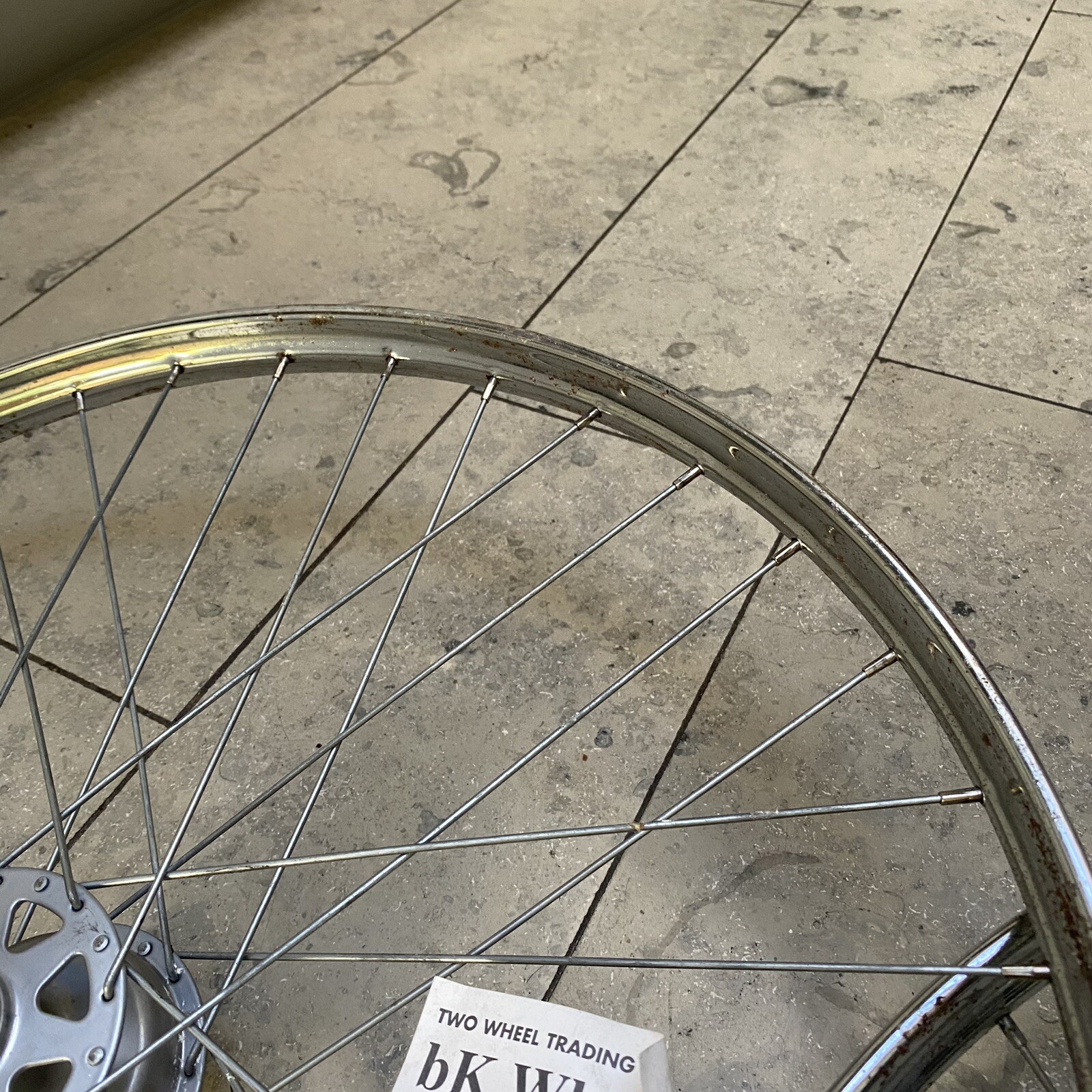 Vintage 36h 26 x 1 1/2 Wheelset Silver Hub Brake Internal Gears Tandem