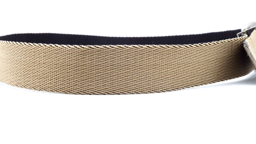 Youth Boy Reversible Belt Beige and Black Buckle Color Brass Size 32" - Picture 4 of 4
