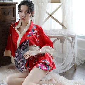 Sexy Women Lingerie Japanese Exotic Costume Nightwear Cosplay kimono Clubwear