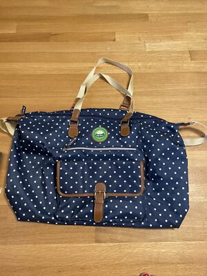 Lily Bloom Polka Dot Fiona Weekender Travel Carry-on Bag Duffel